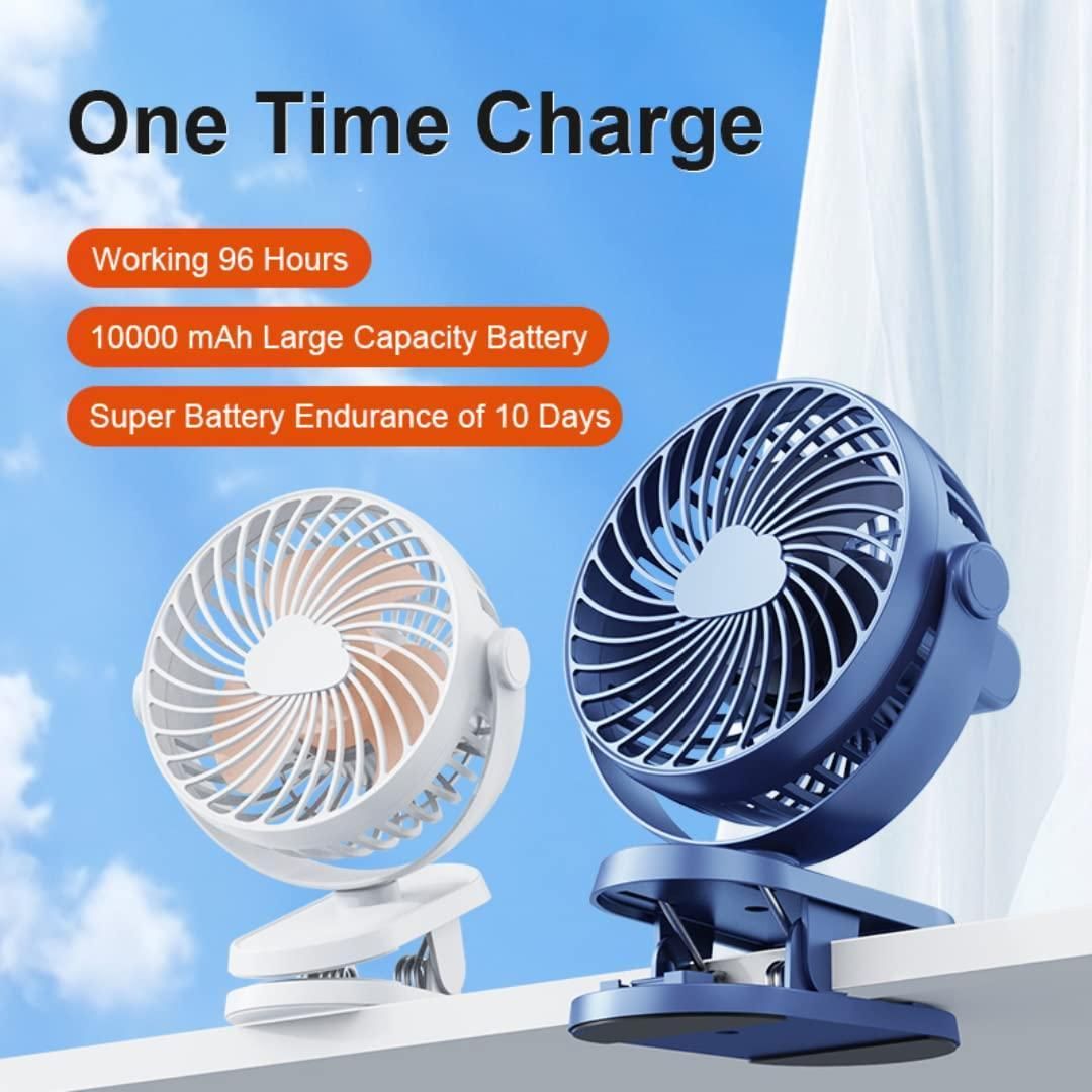 Portable Super Airflow | Silent USB Rechargeable Desktop Fan