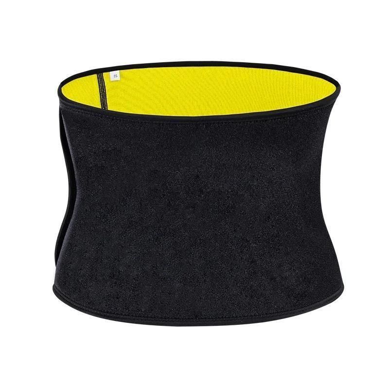 "Black Sweat Belt for Abdominal Fat Reduction"

